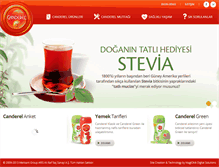 Tablet Screenshot of canderel.com.tr
